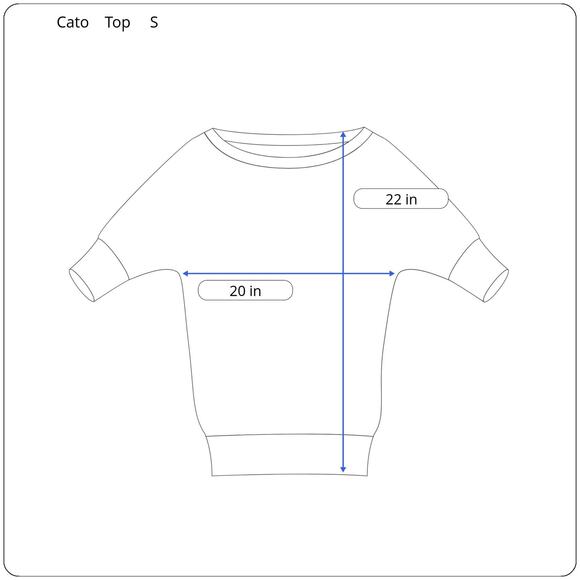 Cato Short Sleeve Top Women Size Small - Picture 5 of 5